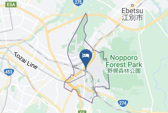 Sapporo City Atsubetsu Ward - Shin Sapporo Arc City Hotel Maps