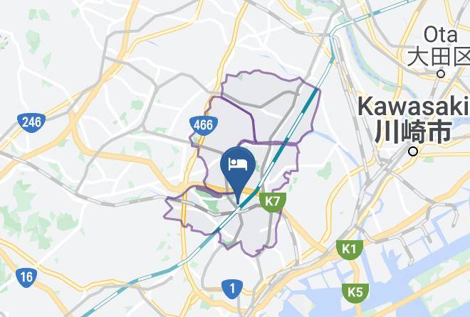 Yokohama City Kohoku Ward - Shin Yokohama Grace Hotel Maps