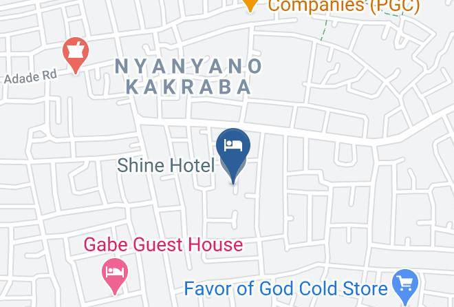 Awutu Efutu Senya - Shine Hotel Maps
