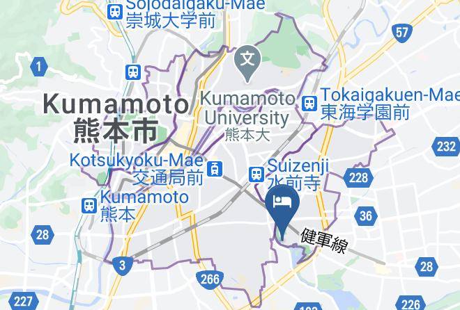 Kumamoto City Chuo Ward - Shinen Sanso Maps