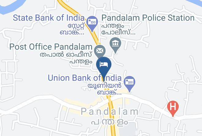 Adoor - Shines Tourist Hotel Maps