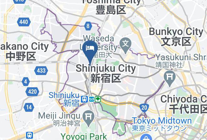 Shinjuku Ward - Shinjuku Global Hotel Maps