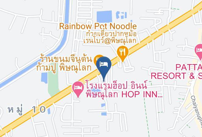 Amphoe Mueang Phitsanulok - Shinnabhura Historic Boutique Hotel Maps