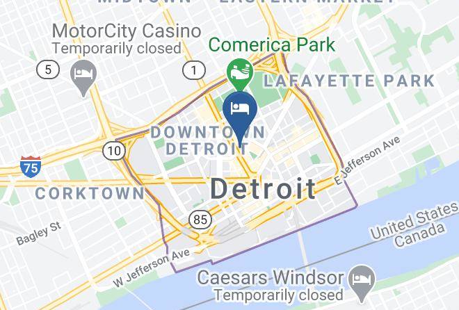 Wayne County Downtown - Shinola Hotel Maps