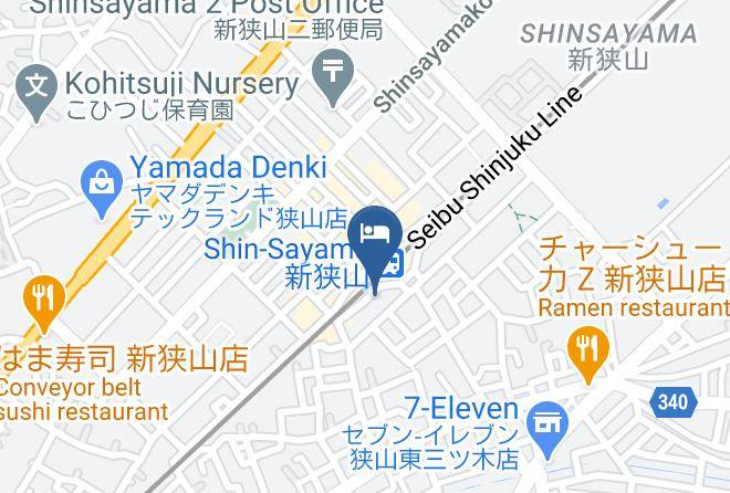 Sayama City - Shinsayama Dai Ichi Hotel Maps