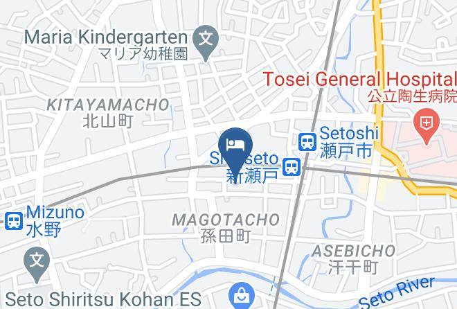 Seto City - Shinseto Station Hotel Maps