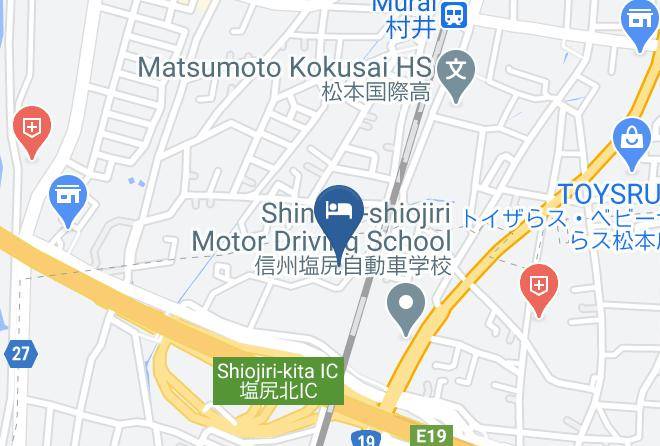 Shiojiri City - Shinshu Health Land Maps