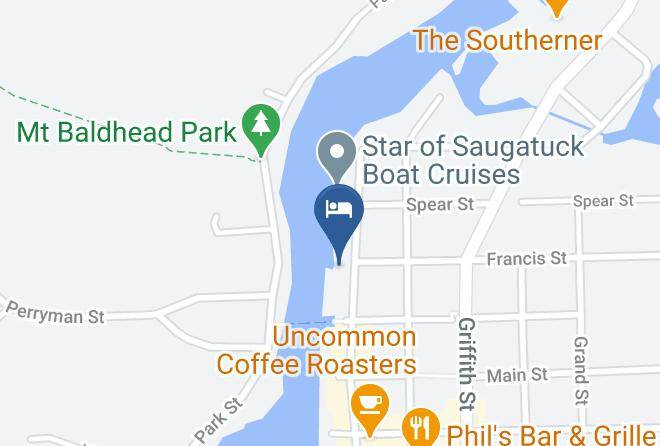 Allegan County - Ship & Shore Motel Boatel Maps