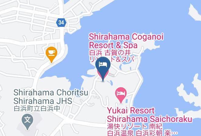 Shirahama Townnishimuro District - Shirahama Coganoi Resort & Spa Maps