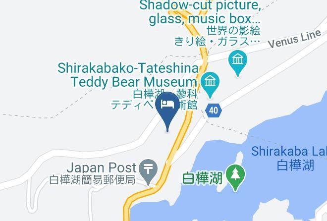 Chino City - Shirakaba Ko Hotel The Smoke Of Pipe Maps
