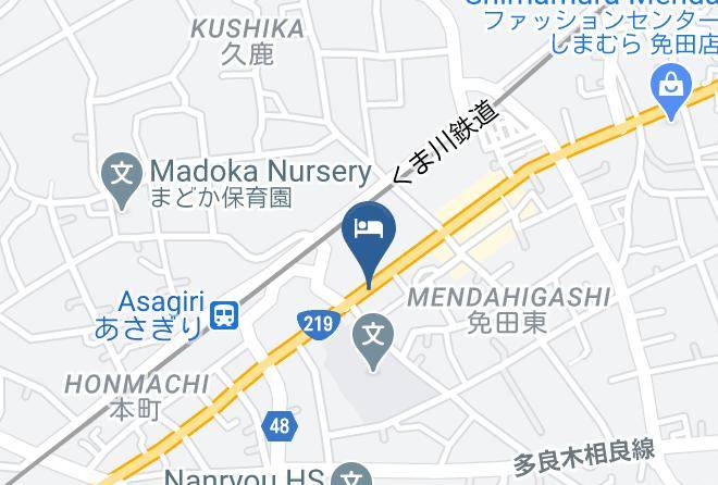 Asagiri Townkuma District - Shiraki Inn Maps