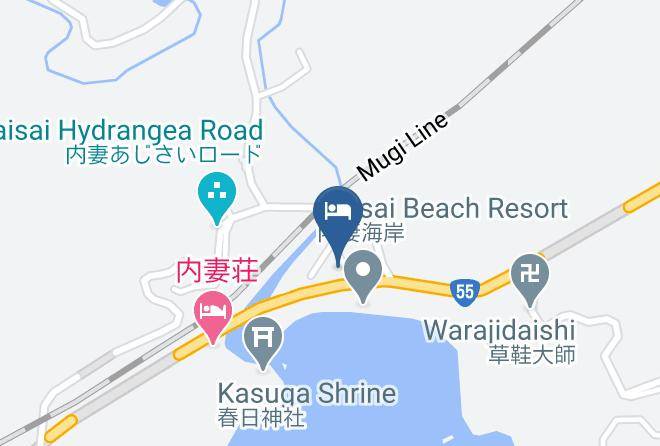 Mugi Townama District - Shirakiya Maps