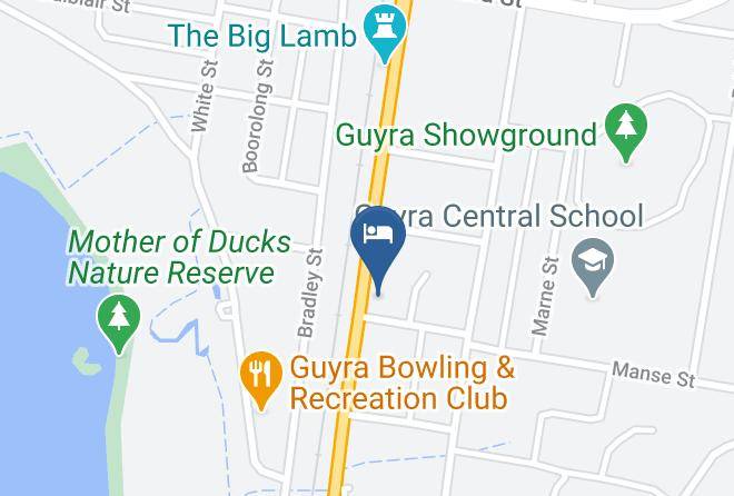 Armidale Regional - Shiralee Motel Guyra Maps