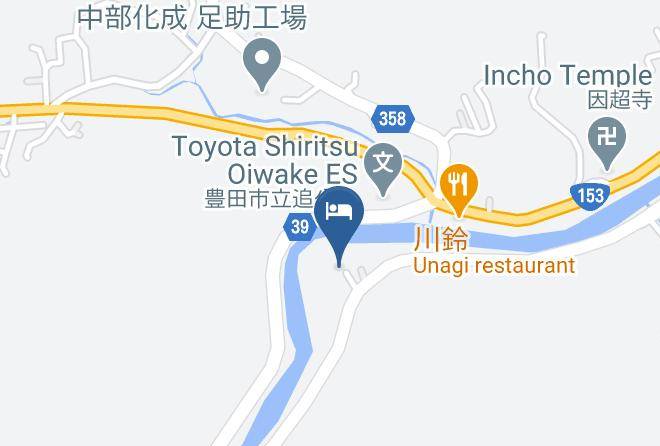 Toyota City - Shirasagi Onsen Shirasagikan Ryokan Maps