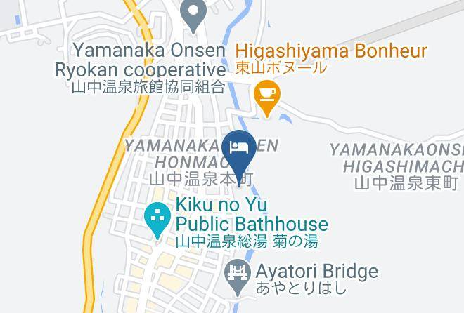Kaga City - Shirasagiyu Tawaraya Maps