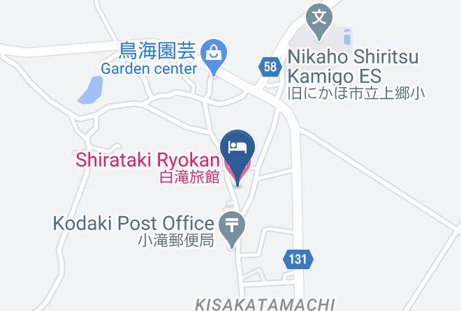 Nikaho City - Shirataki Ryokan Maps