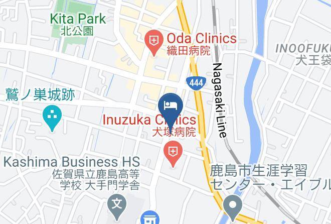 Kashima City - Shiratama Ryokan Maps