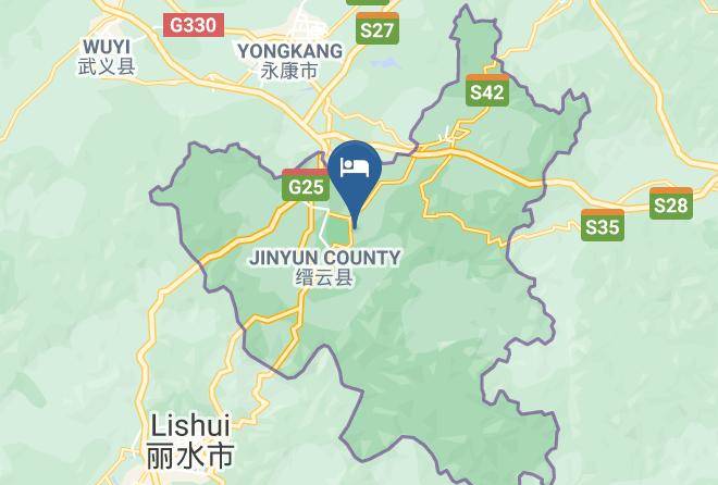 Lishui - Shiren Congman Design Hotel Maps