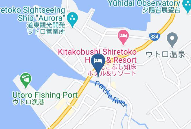 Shari Townshari District - Shiretoko Noble Hotel Maps