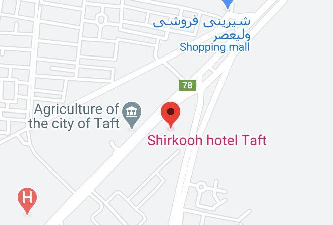 Yazd - Shirkooh Hotel Taft Maps