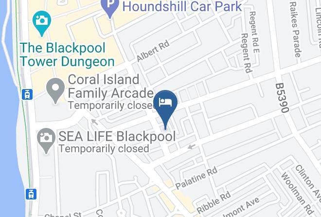 Blackpool - Shirley Heights Hotel Maps