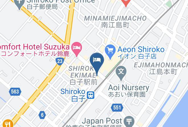 Shiroko Storia Hotel Map