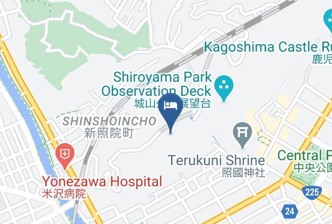 Kagoshima City - Shiroyama Hotel Kagoshima Maps