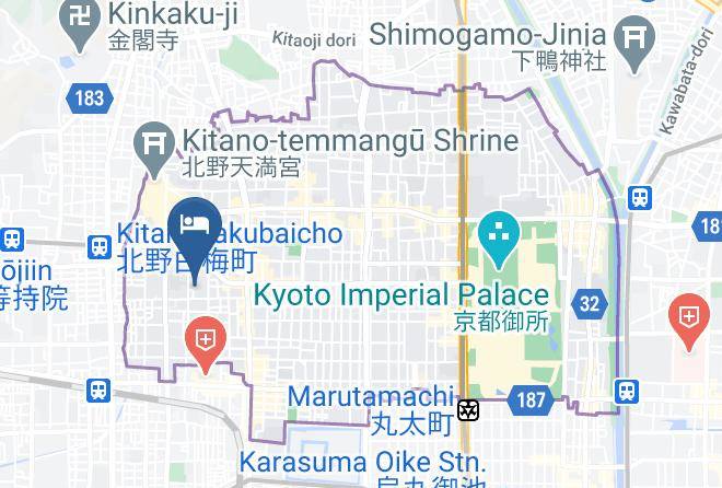 Kyoto City Kamigyo Ward - Shishinkaku Maps
