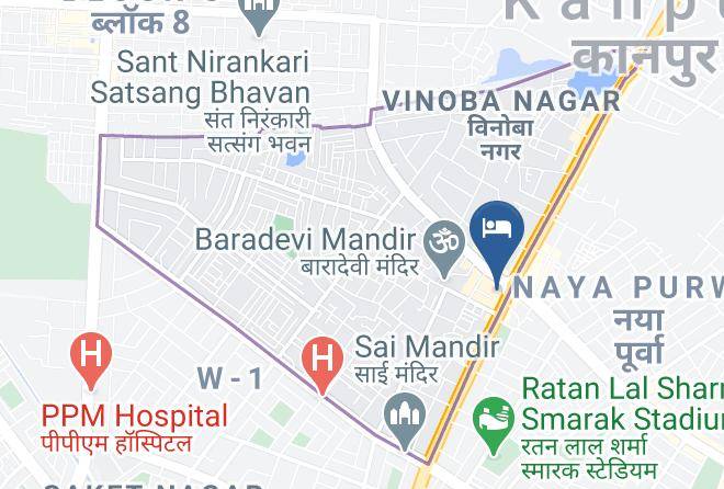 Kanpur - Shivam Hotel Maps