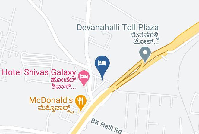 Bengaluru - Shivas Gateway Hotel Airport Road Maps