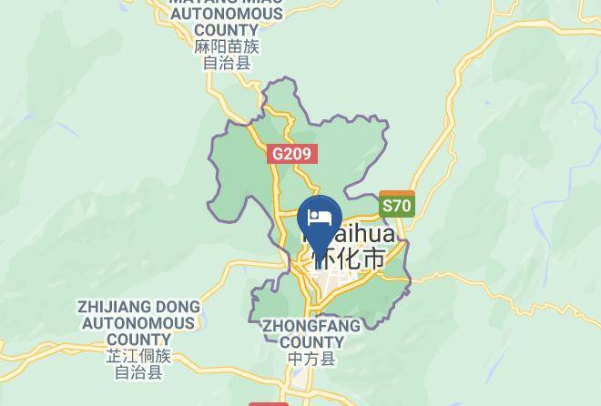 Huaihua - Shiwai Taoyuan Eco Hotel Maps