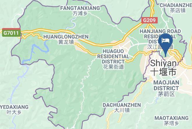 Shiyan - Shiyan Haixin Boutique Hotel Maps