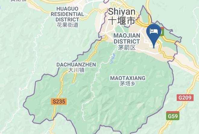 Shiyan - Shiyan Jinlai Hotel Maps