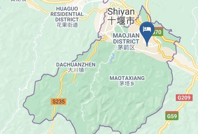 Shiyan - Shiyan Shengxiang Hotel Maps