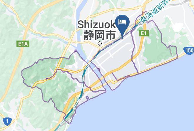 Shizuoka City Suruga Ward - Shizuoka Hotel Tokinosumika Maps