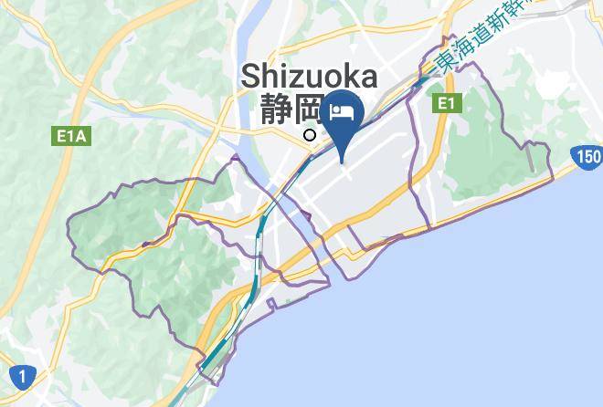 Shizuoka City Suruga Ward - Shizuoka Victoria Hotel Maps