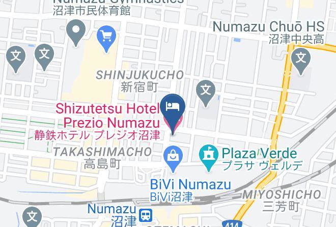Numazu City - Shizutetsu Hotel Prezio Numazu Maps