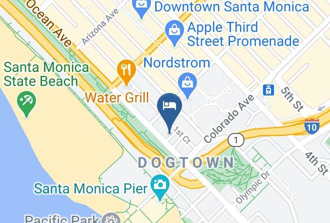 Los Angeles - Shore Hotel Maps