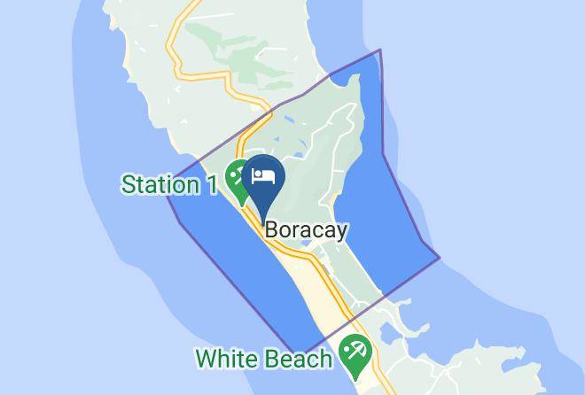 Shore Time Hotel Boracay Map