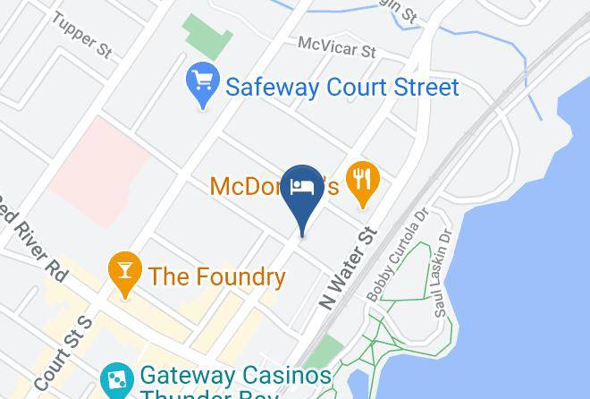 Thunder Bay - Shoreline Motor Hotel Maps