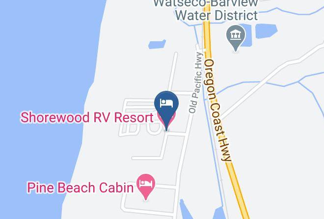 Tillamook - Shorewood Rv Resort Maps
