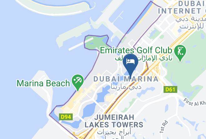 Dubai - Short Booking Marina Diamond 5 206 Maps