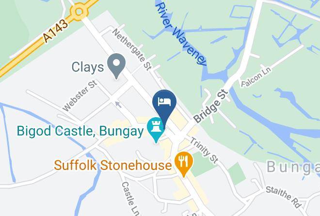 Suffolk - Short Stay Bungay Maps