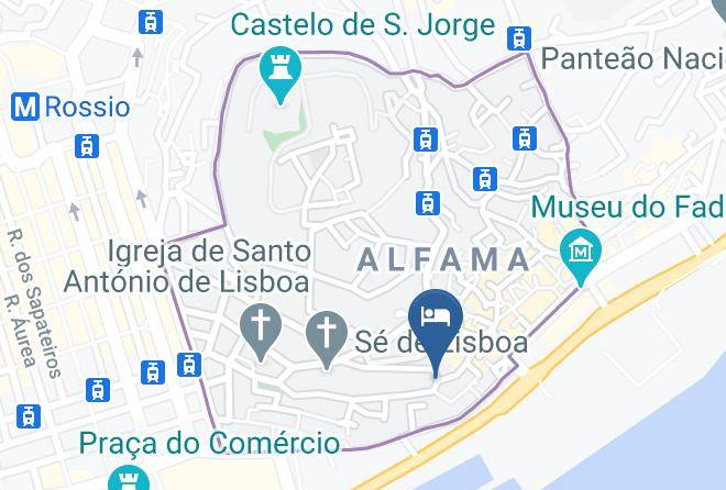 Lisbon - Short Stay Flat Maps