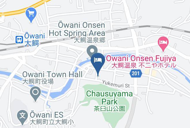 Owani Townminamitsugaru District - Shosenkaku Koyokan Maps