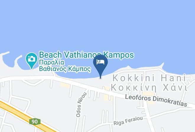Iraklion - Shotels Almare Beach Maps