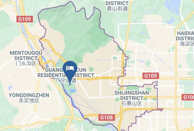 Shijingshan District - Shougang Head Office Honglou Hotel Maps