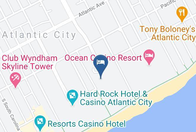 Atlantic - Showboat Atlantic City Maps