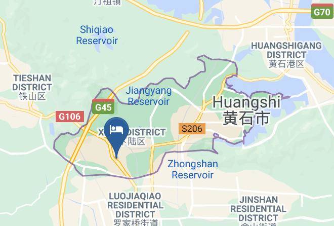 Huangshi - Showlove Business Hotel Maps