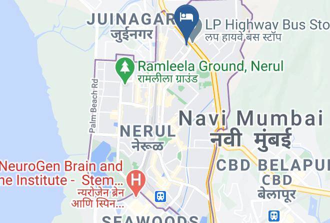 Navi Mumbai - Shree Residency Mtdc Hotel Nerul Maps